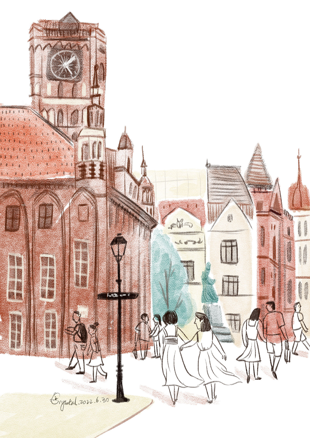 城市速写总结|速写插画（图ZMzEzNjgwMjE2） - 创作习作 - 站酷设计师张小熊_Crystal原创素材 - 站酷ZCOOL