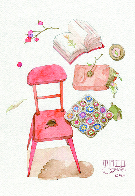 小瓶盖的春天（图ZMjQ2MzA4ODg=） - 儿童插画 - 站酷设计师木棉绘画原创素材 - 站酷ZCOOL