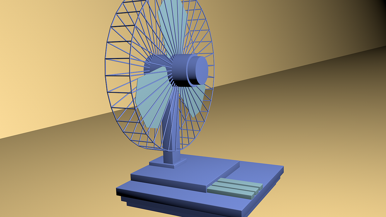 风扇建模