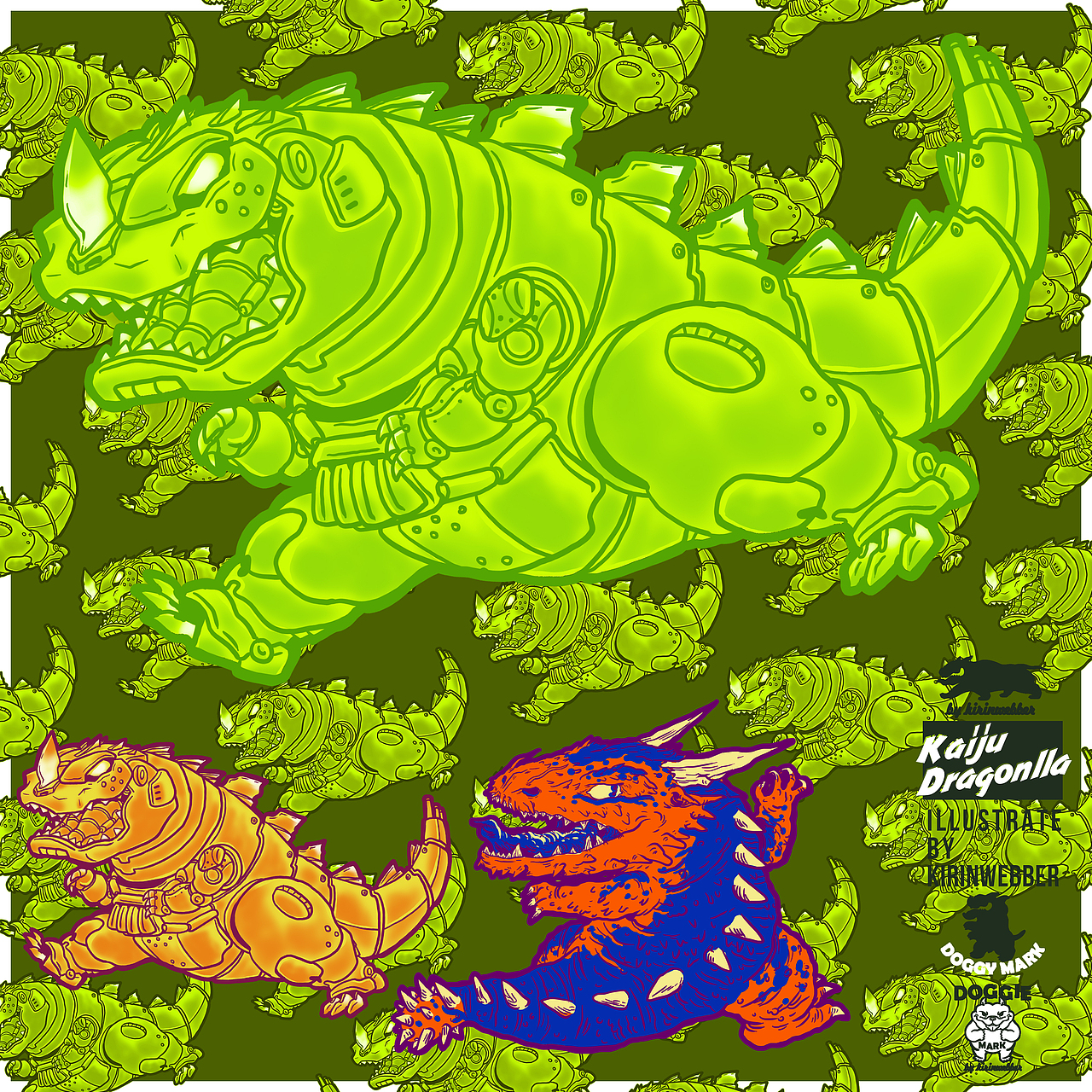 农历辛丑年涂画（摸鱼）作品精选集（图ZMjg2NTY3MzA4） - 新锐潮流插画 - 站酷设计师kirinwebber原创素材 - 站酷ZCOOL