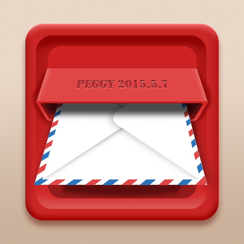 信箱图标一枚（临摹）（图ZMjc4MzE2NjA=） - 图标 - 站酷设计师夏小葵菇凉原创素材 - 站酷ZCOOL