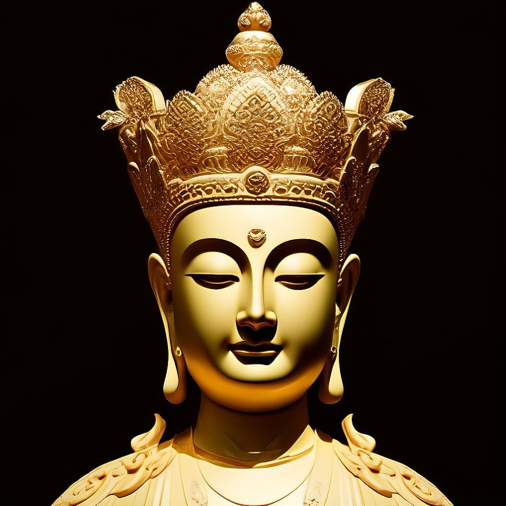 地藏王菩萨（图ZMzY2ODM5MzQ0） - AI作品 - 站酷设计师IP赋能原创素材 - 站酷ZCOOL