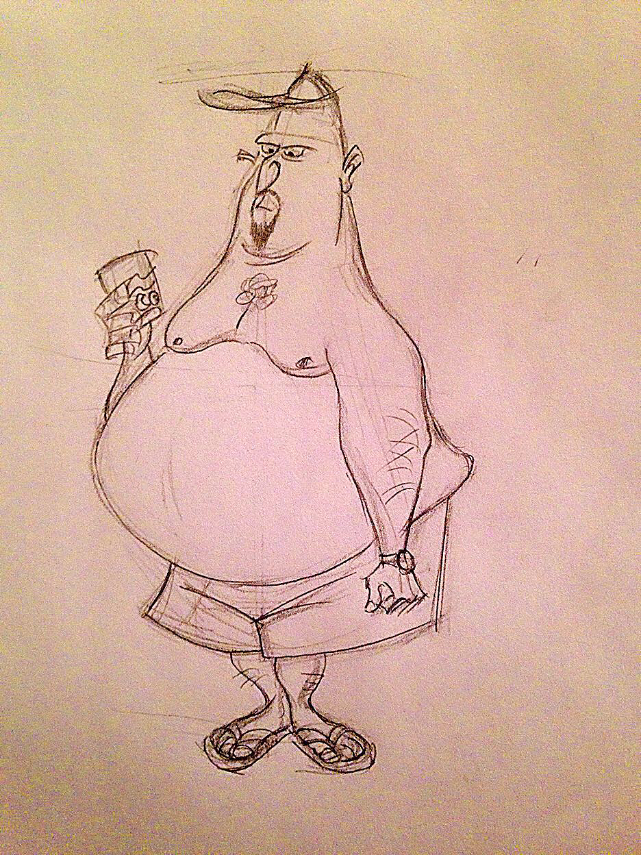 过年在家画的画