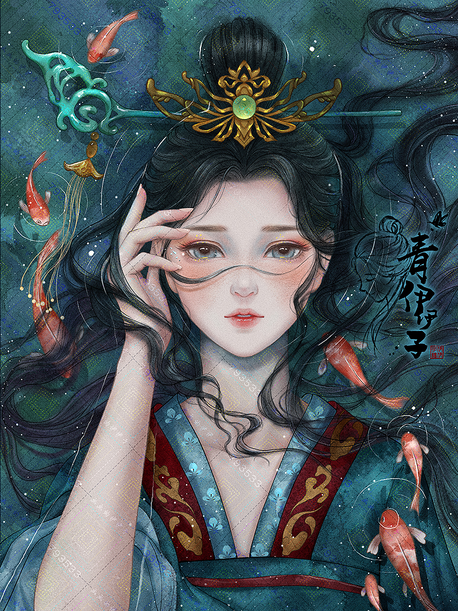 古风美人大头练习