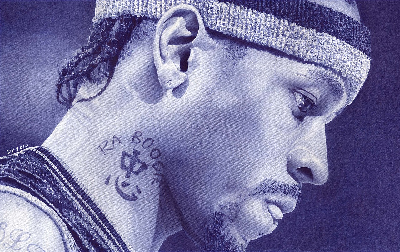 【圆珠笔肖像】——allen iverson