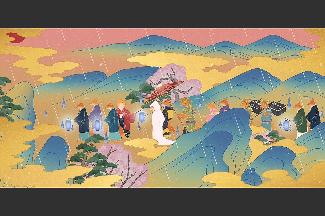 每一场太阳雨的背后大概而使晴天也下雨,为了不被人类看见听说狐狸嫁