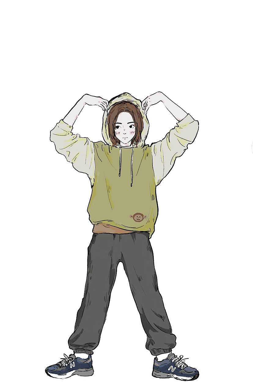 一些日常人物插画练习