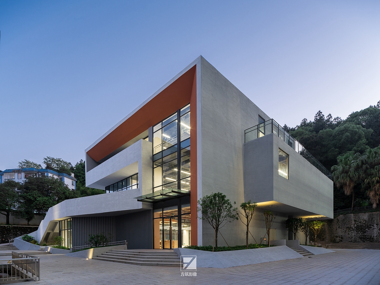 广东韶关仁化县仁化中学图书馆（图ZMjUzNTAxOTky） - 环境/建筑摄影 - 站酷设计师上海方筑影像原创素材 - 站酷ZCOOL