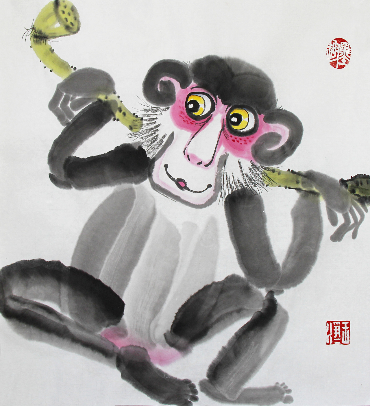 猴年大吉|插画|创作习作|番茄Fanqie - 原创作品 - 站酷 (ZCOOL)