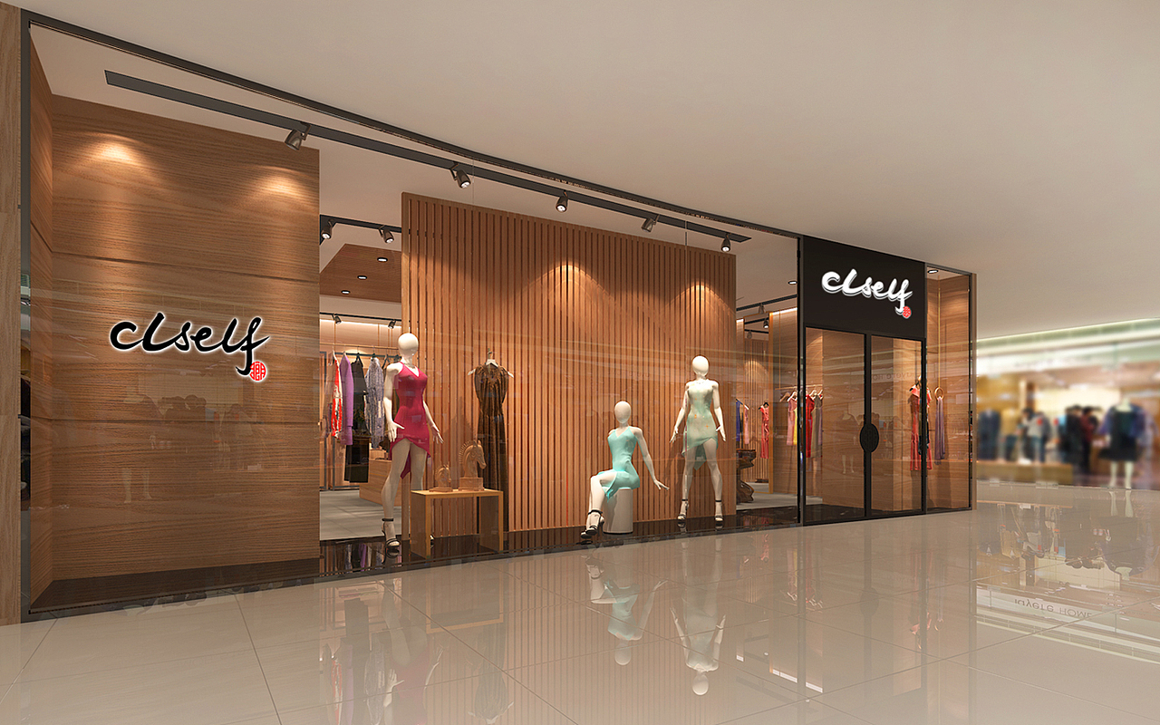 clself——店面设计（图ZMjEzOTA5MjQ=） - 展陈设计 - 站酷设计师秋琳原创素材 - 站酷ZCOOL
