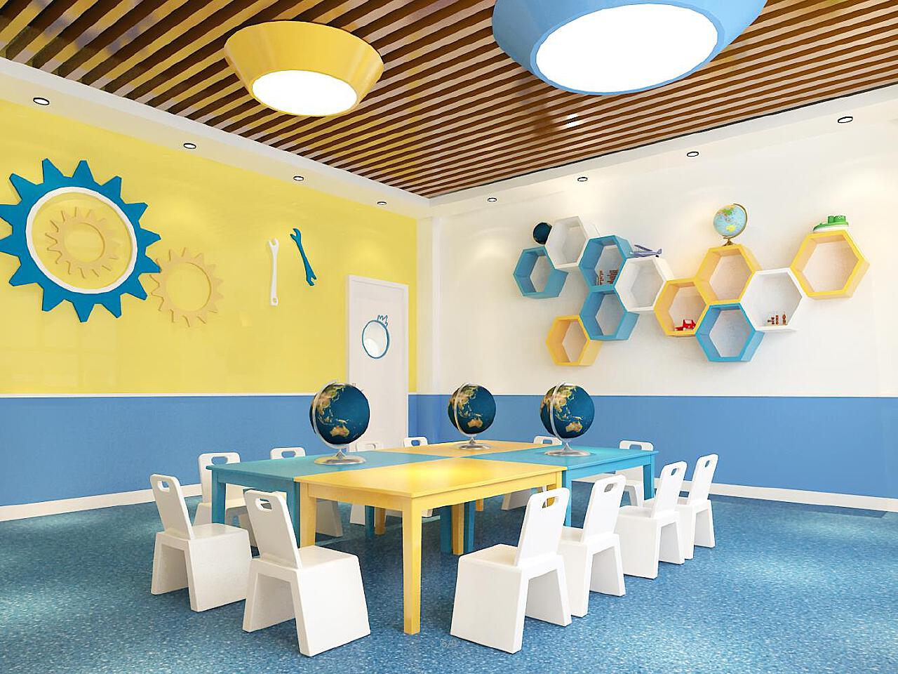 幼儿园专业教室|空间|室内设计|zmb12 - 原创作品 - 站酷 (ZCOOL)