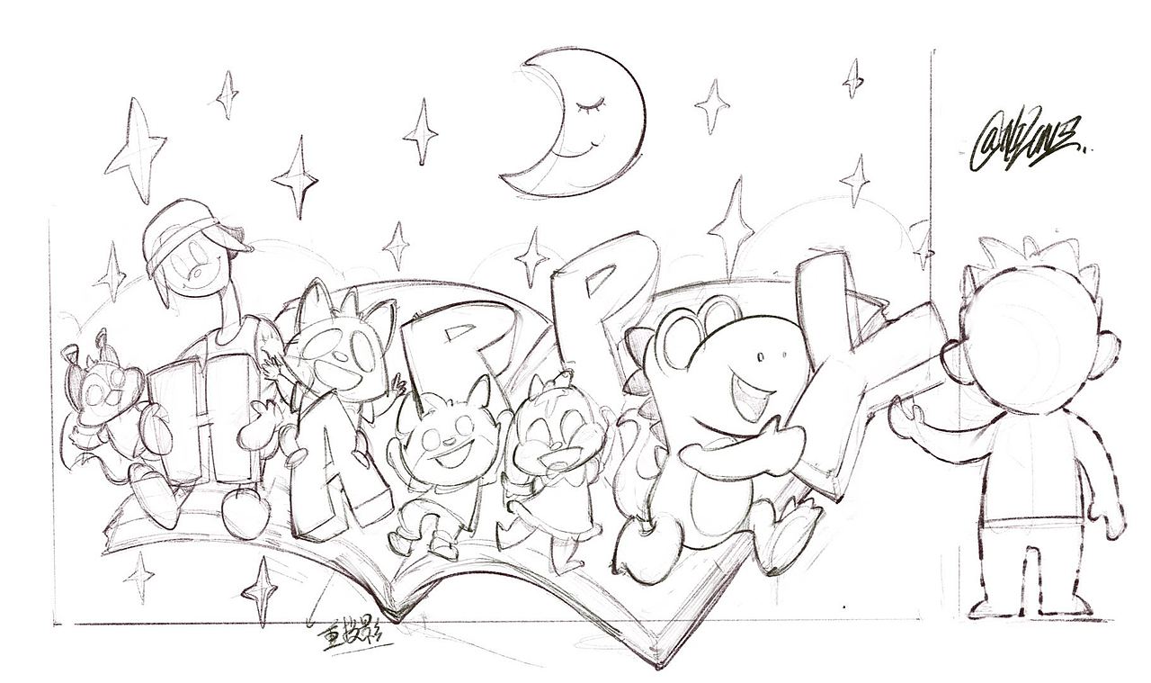 瓜瓜龙3D涂鸦插画设计（图ZMjMwNDM5OTk2） - 商业插画 - 站酷设计师xmark极意涂鸦原创素材 - 站酷ZCOOL