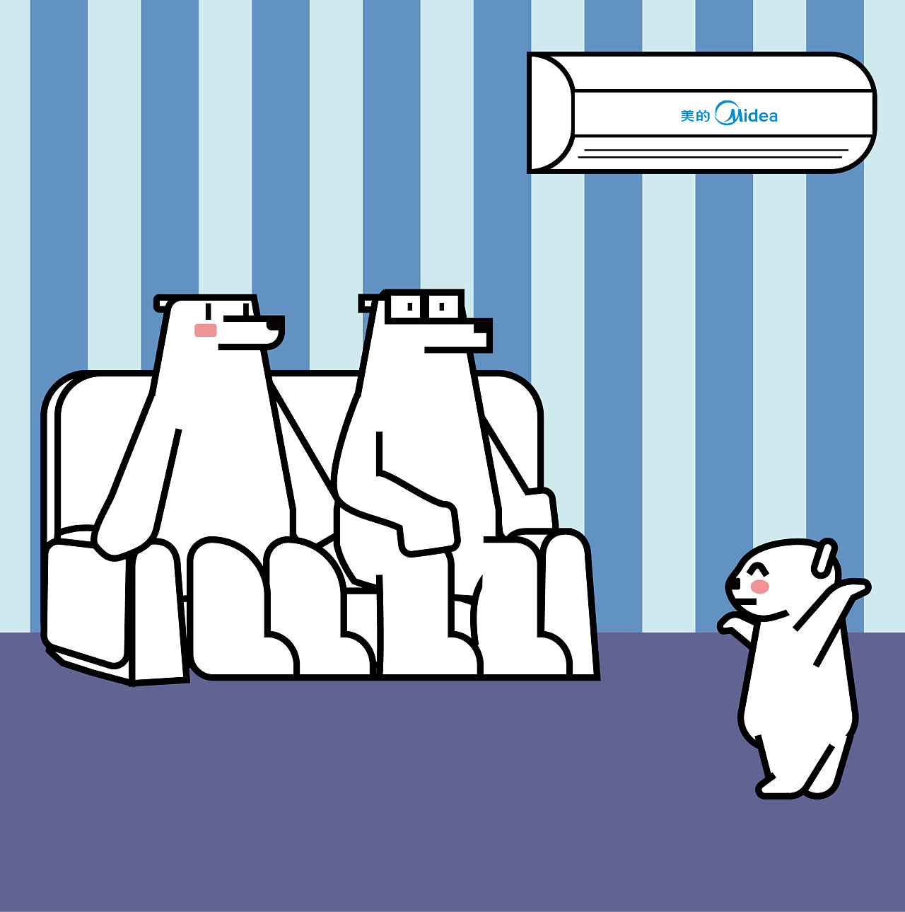 有点方的熊熊一家|平面|吉祥物|timer - 原创作品 - 站酷 (zcool)