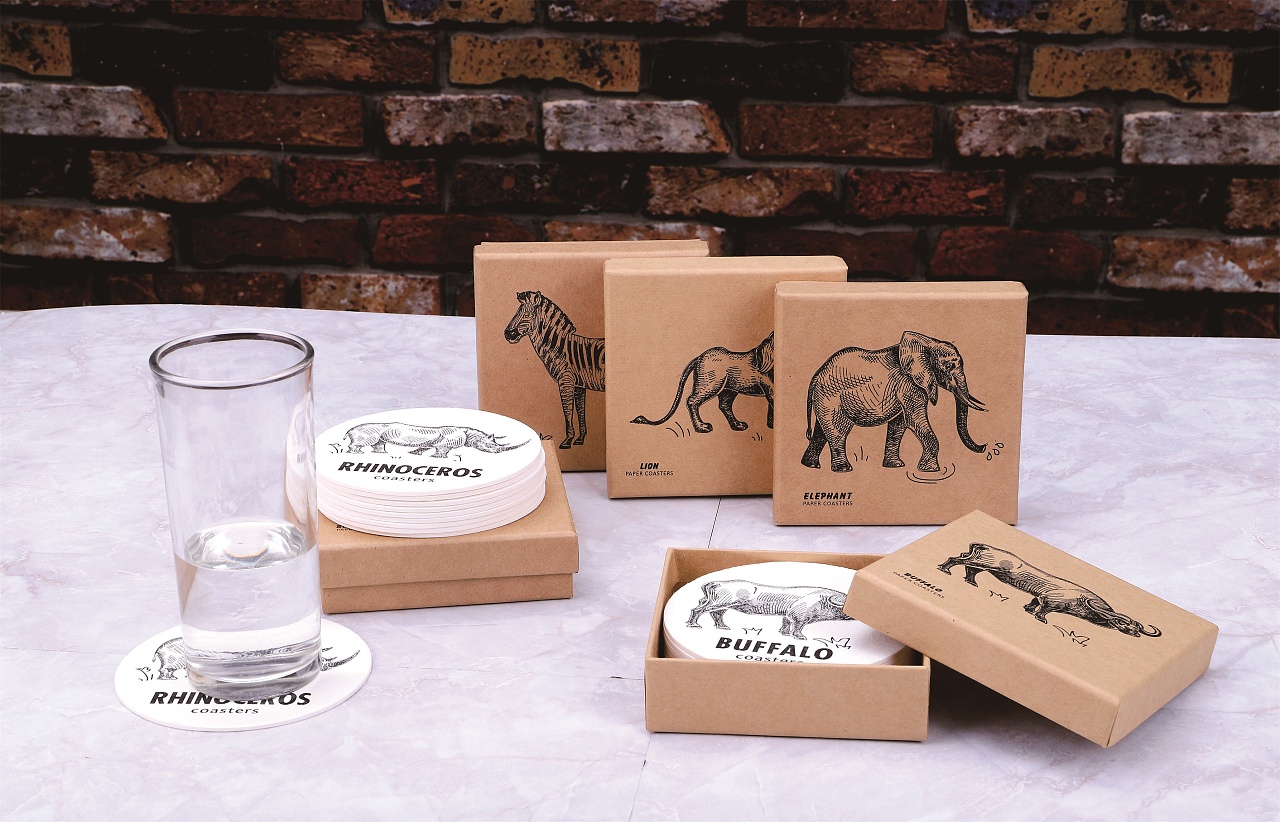 杯垫包装设计 原创作品 站酷 Zcool