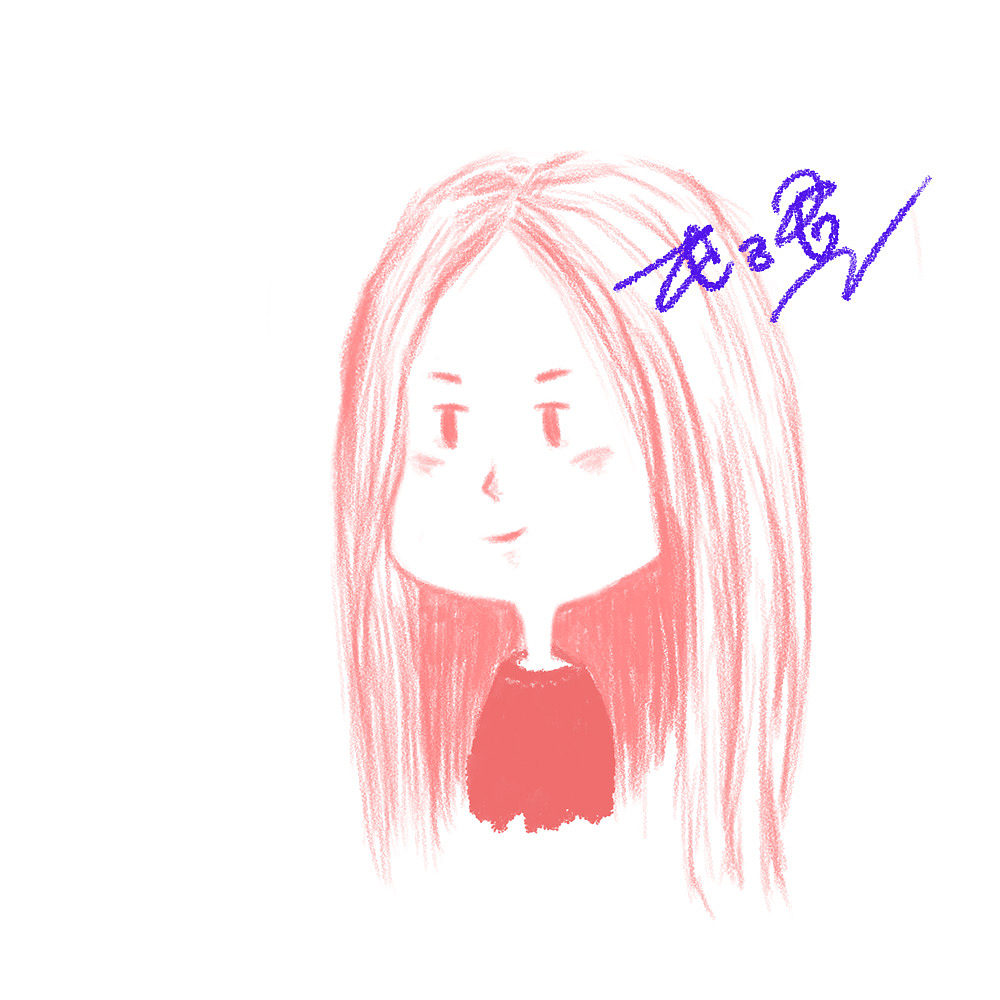简笔画小头像