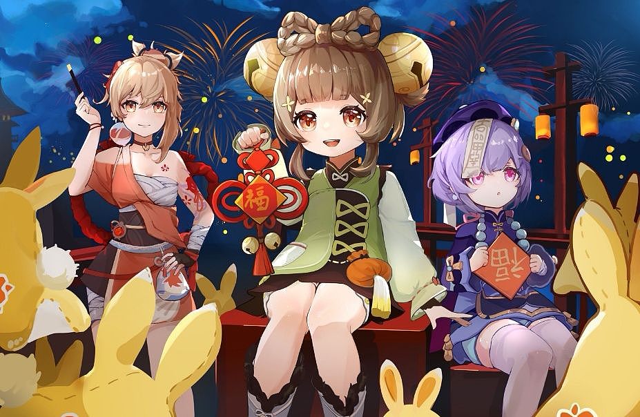 原神 海灯节 同人