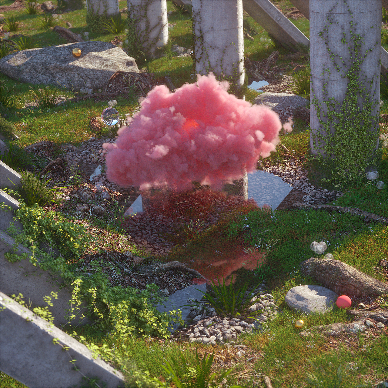 C4D_everydays render-- July 2017