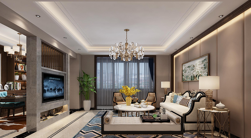 港式风格设计效果图