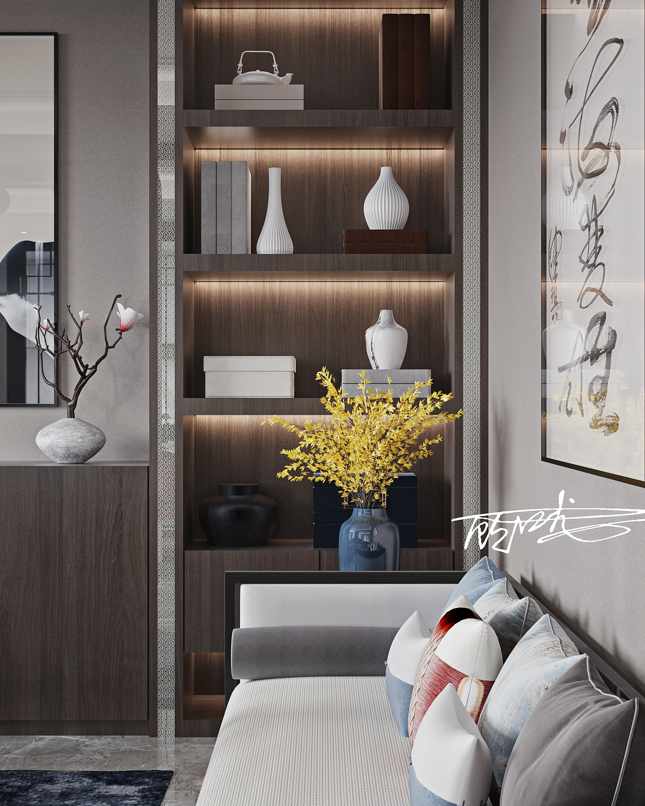 顾江龙设计｜〔宁静致远〕（图ZMjE5ODUzNjEy） - 家装设计 - 站酷设计师顾江龙_LOKI原创素材 - 站酷ZCOOL