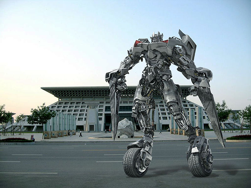 两馆变形金刚目击事件