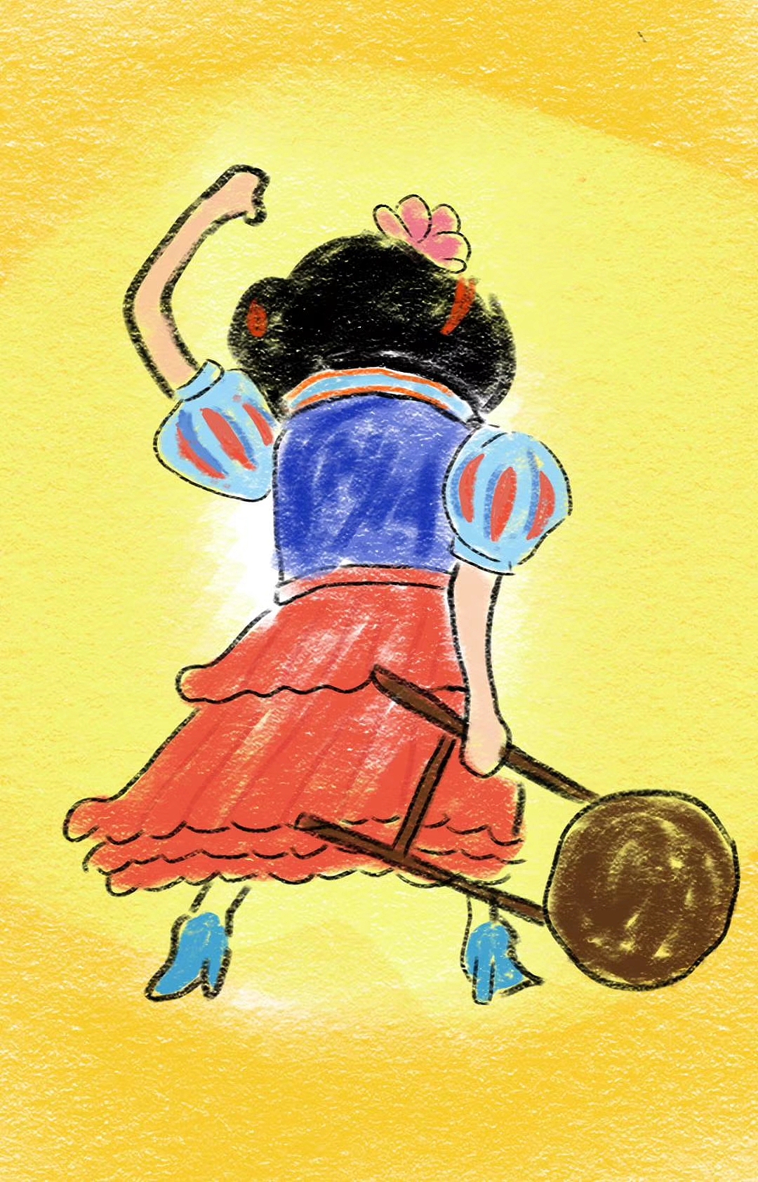 临摹《喜剧之王2019》白雪公主