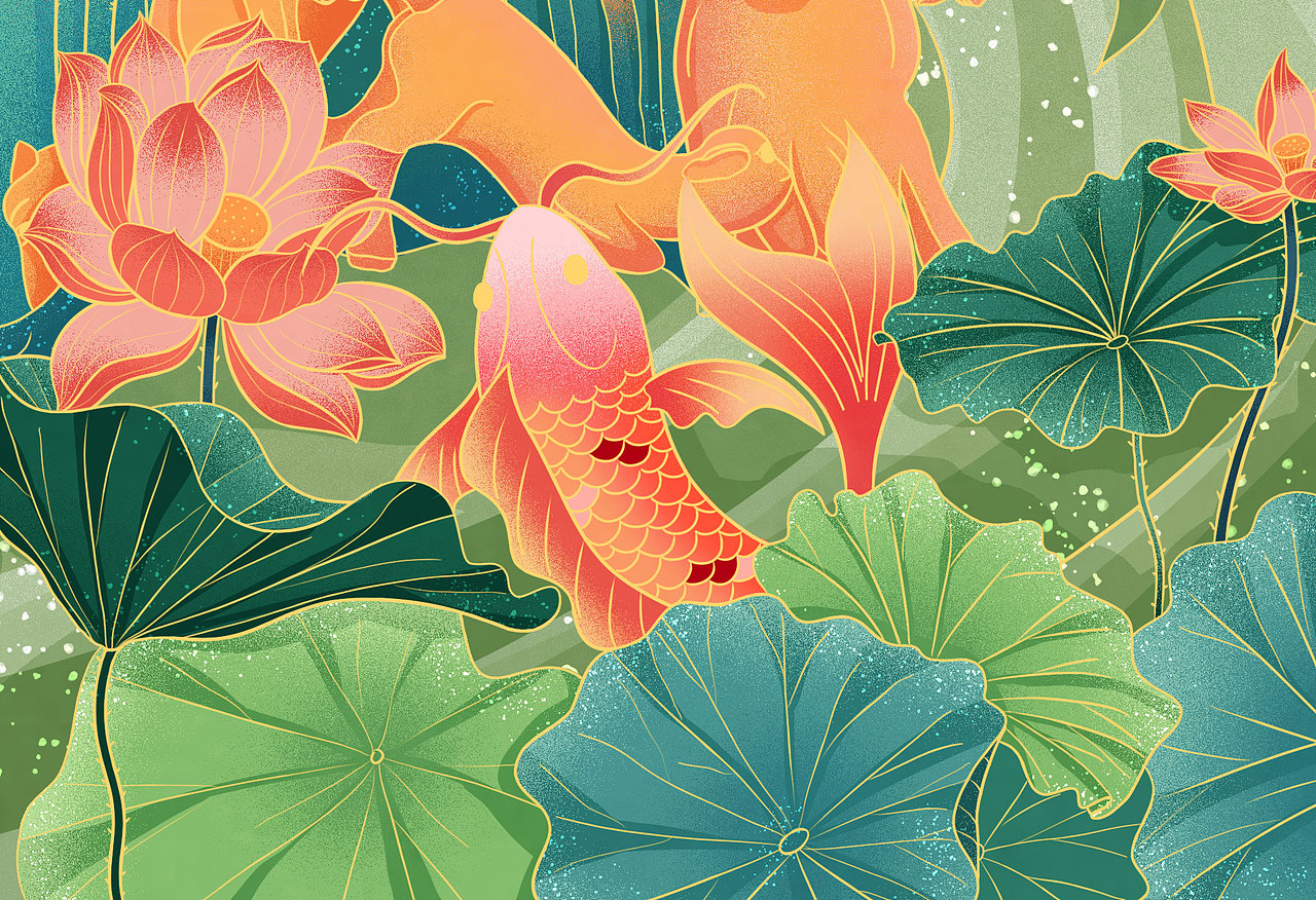 记忆广州-国潮插画（图ZMjU4NTA1NzYw） - 创作习作 - 站酷设计师新鲜板砖来一扎原创素材 - 站酷ZCOOL