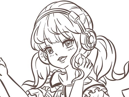 二次元线稿
