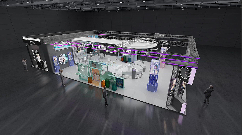 展台设计|海昌眼镜展设计