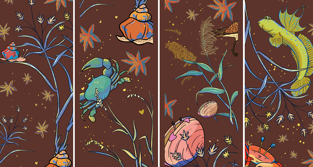 丝巾图案设计（图ZMjAzMjQyMDcy） - 商业插画 - 站酷设计师一只白羊原创素材 - 站酷ZCOOL