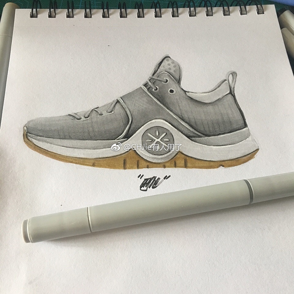 球鞋写实效果图