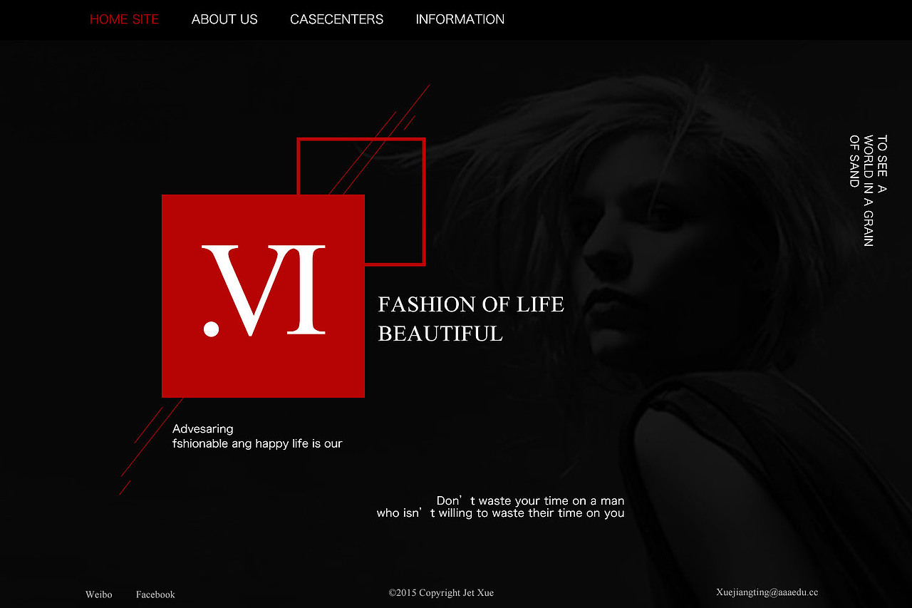 时尚类网站（图ZNTMwNDQ0NDg=） - 企业官网 - 站酷设计师在外漂泊原创素材 - 站酷ZCOOL