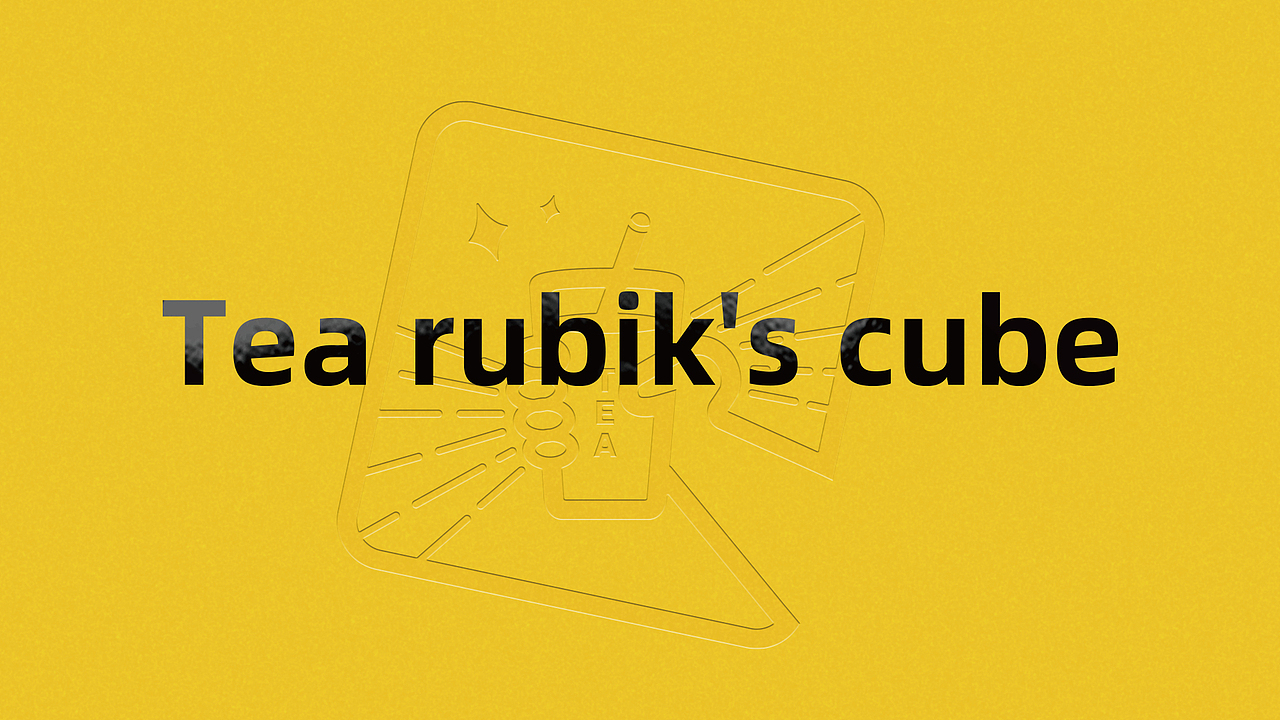 Tea rubik's cube茶魔方 品牌VI设计（图ZMjcxMDIyNDQ0） - 品牌 - 站酷设计师易设品牌设计原创素材 - 站酷ZCOOL