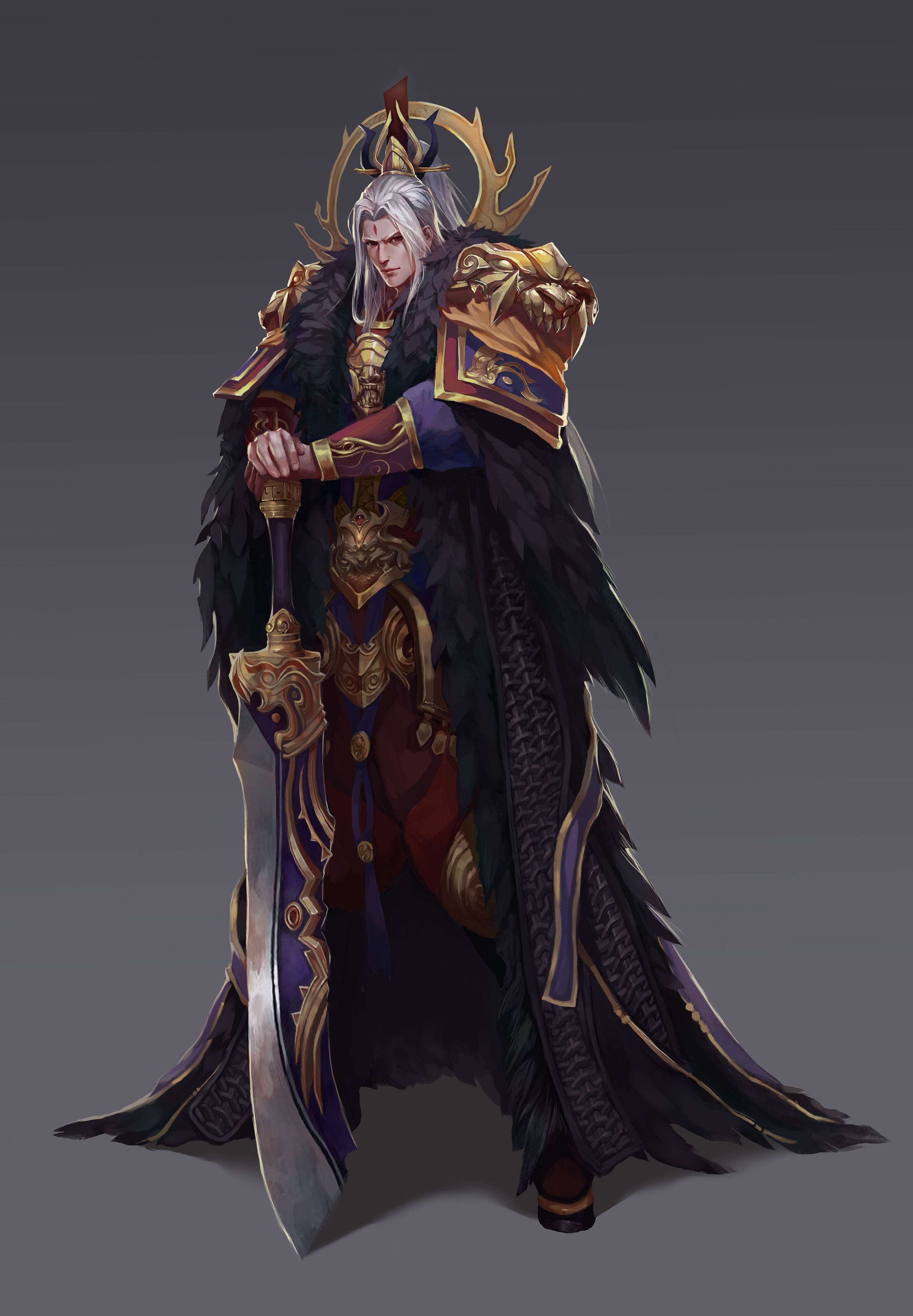 仙侠风人设|插画|游戏原画|爱吃鱼的板栗 - 原创作品 - 站酷 (zcool)