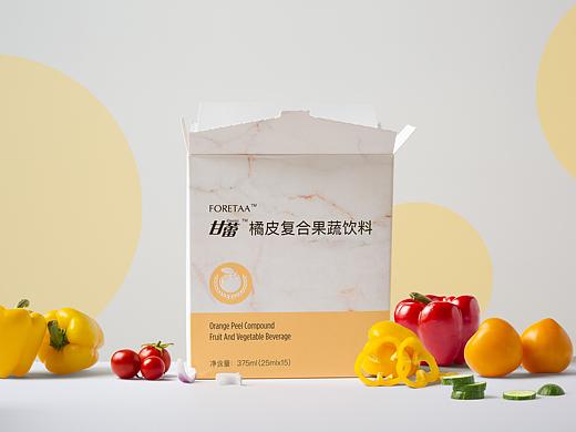 橘皮复合果蔬饮料--商业产品包装升级 产品拍摄