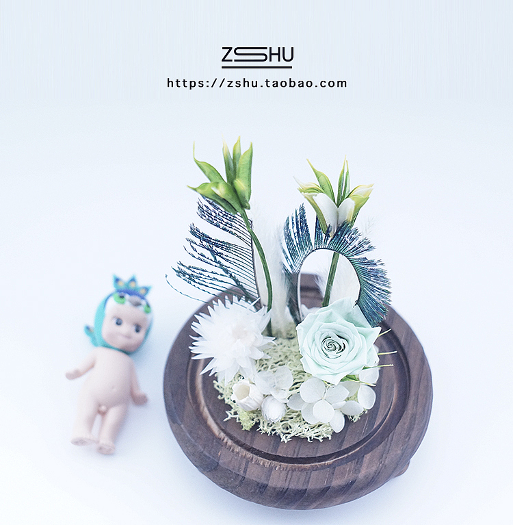 ZSHU-sonny angel丘比天使娃娃 永生花玻璃罩（图ZNzU0MzU5MzI=） - 手办/模玩 - 站酷设计师zshu710原创素材 - 站酷ZCOOL