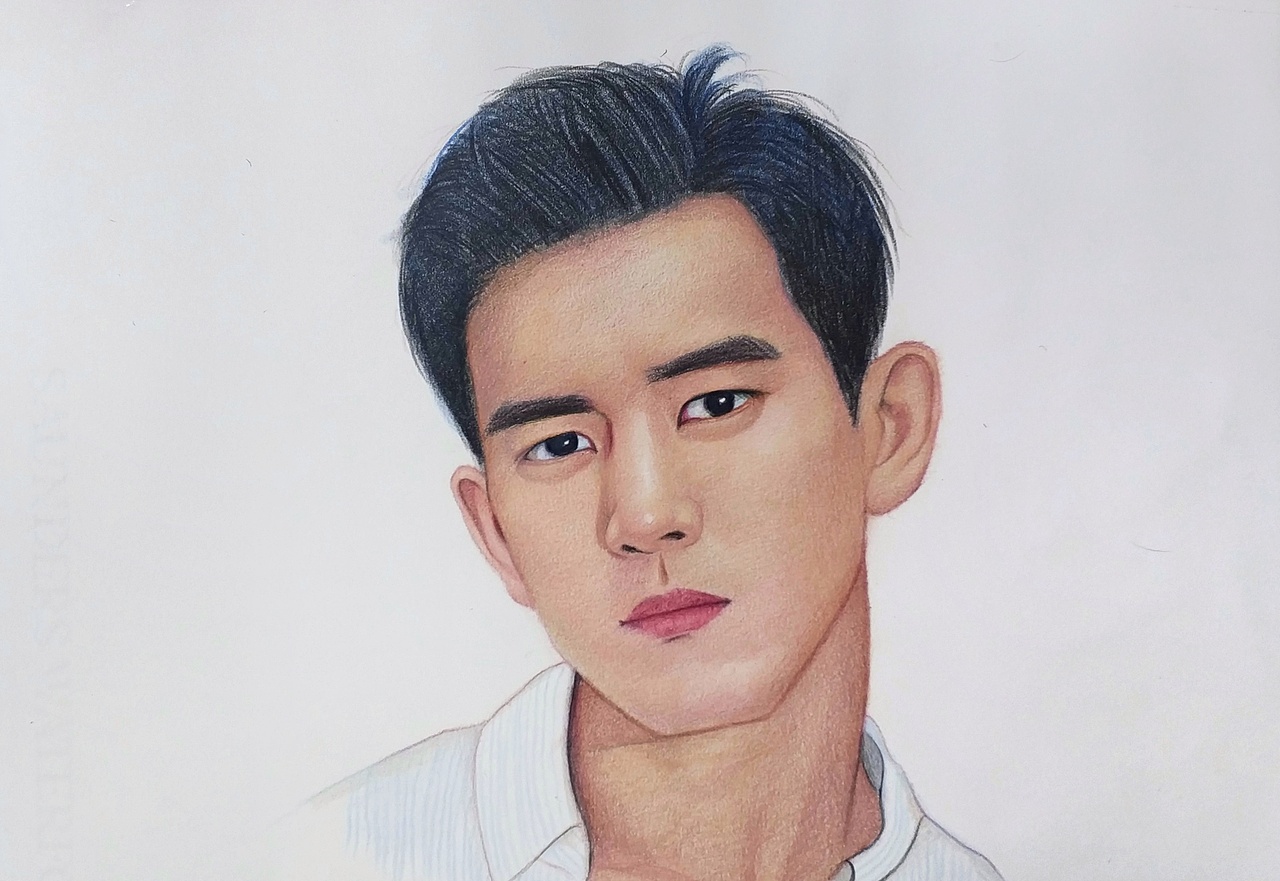彩铅手绘李现