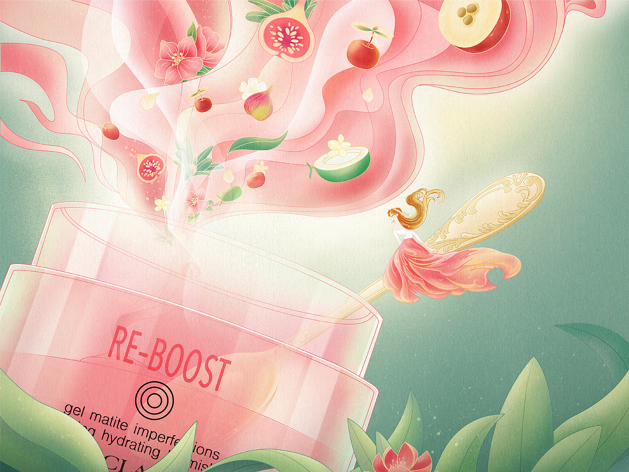 # my CLARINS寻找天然好食肌（图ZMjk4NTEyMTcy） - 海报 - 站酷设计师陈娜Nana原创素材 - 站酷ZCOOL