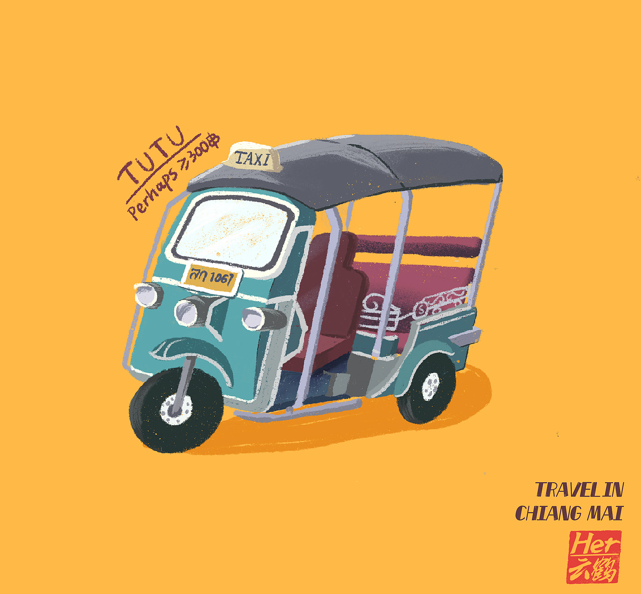 在清迈——Travel in Chiang Mai（之一）（图ZMTk0MTM5ODAw） - 创作习作 - 站酷设计师云鹤Her原创素材 - 站酷ZCOOL