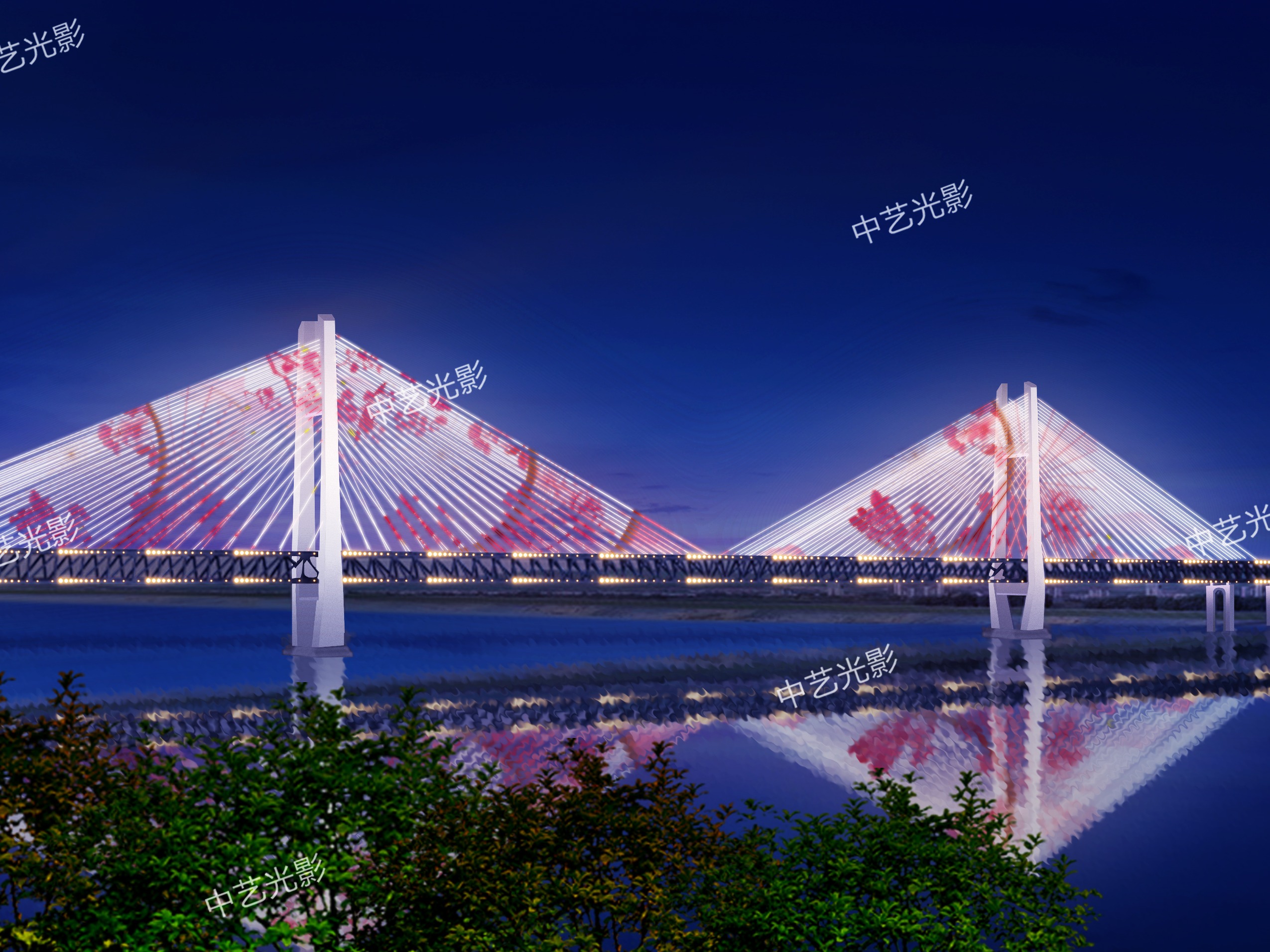 高清图：海口两座新人行过街天桥桥体主体部分“五一”当天吊装完成_海南频道_凤凰网