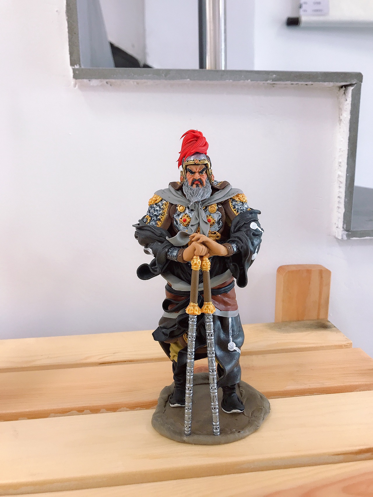 康健面塑作品《水浒百将》系列