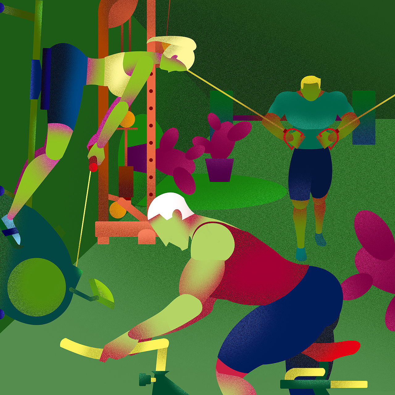 FITNESS 健身（图ZMTQ2ODkzMTM2） - 创作习作 - 站酷设计师orangec_S原创素材 - 站酷ZCOOL