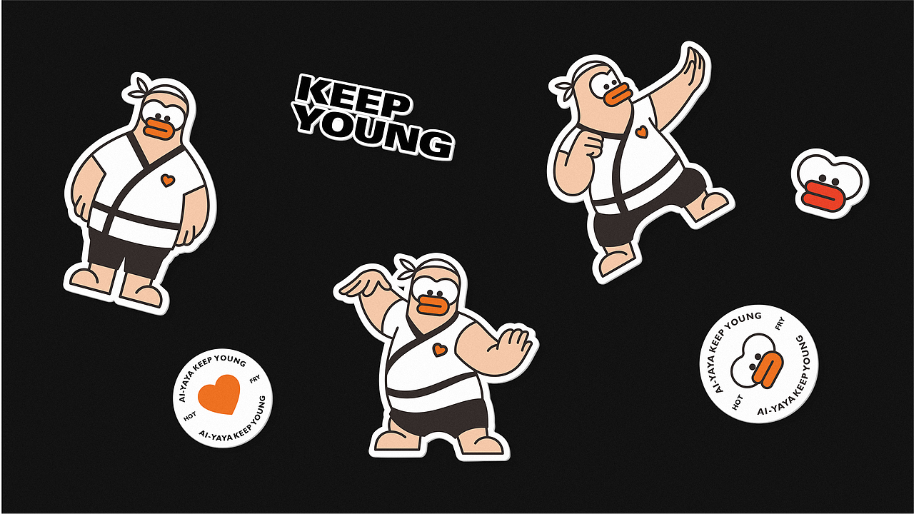 餐饮 ip 文创 * 爱鸭鸭品牌设计（图ZMjczMjAwMjQw） - IP形象 - 站酷设计师黄金大友力原创素材 - 站酷ZCOOL