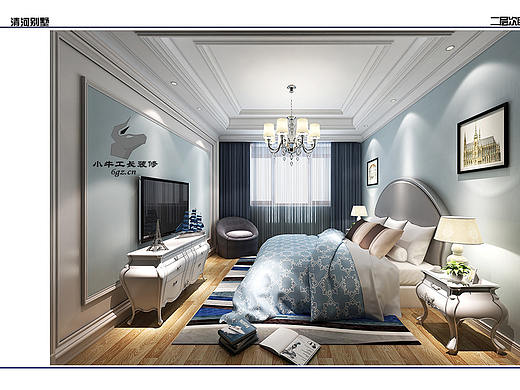 清河豪华别墅装修效果图