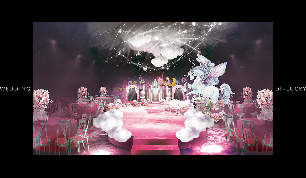 手绘婚宴设计百图