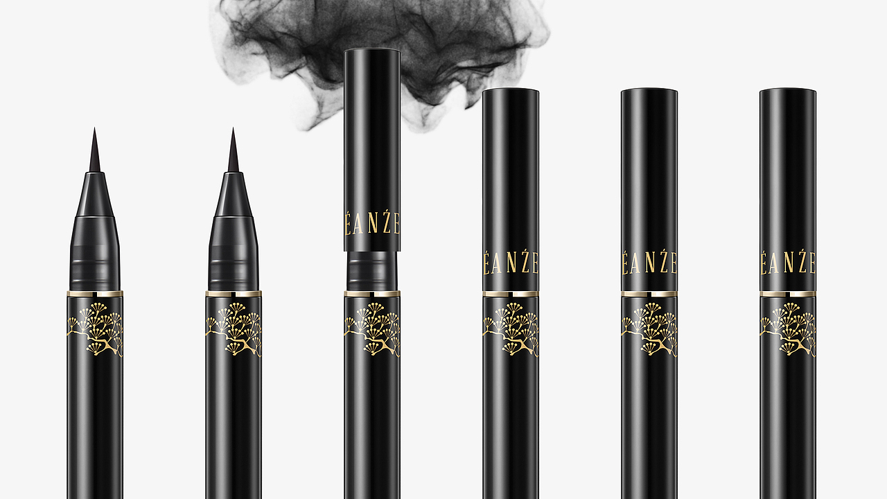 彩妆产品 眼线笔 三维