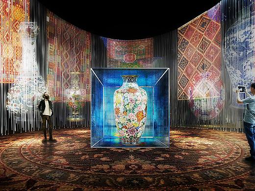 丝绸之路景观图多媒体展