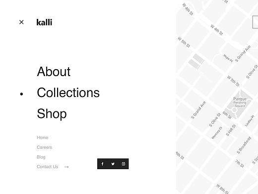 Website UI page