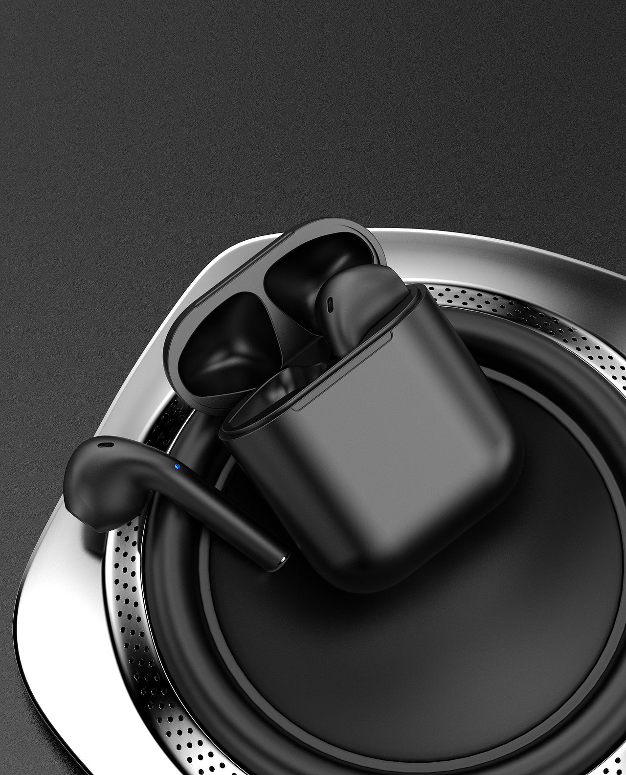 喷油耳机 建模渲染