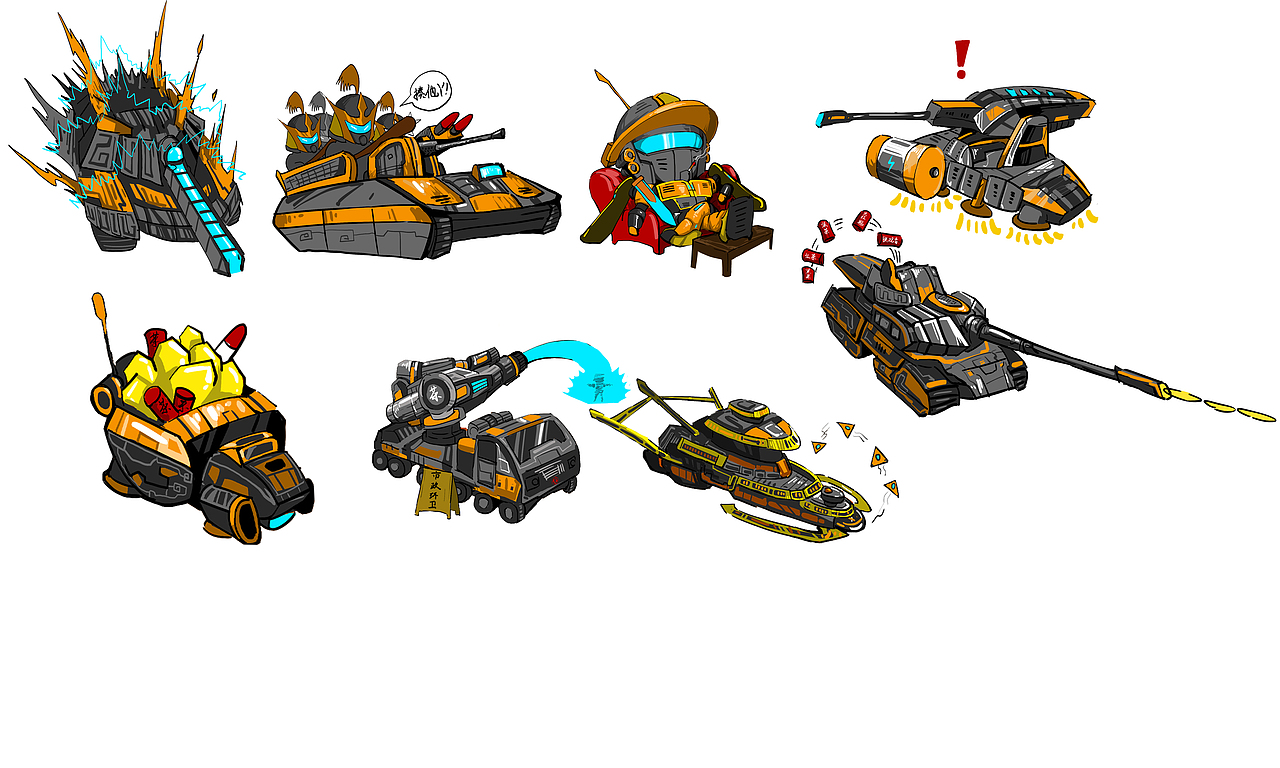 红色警戒3mod日冕单位q版同人