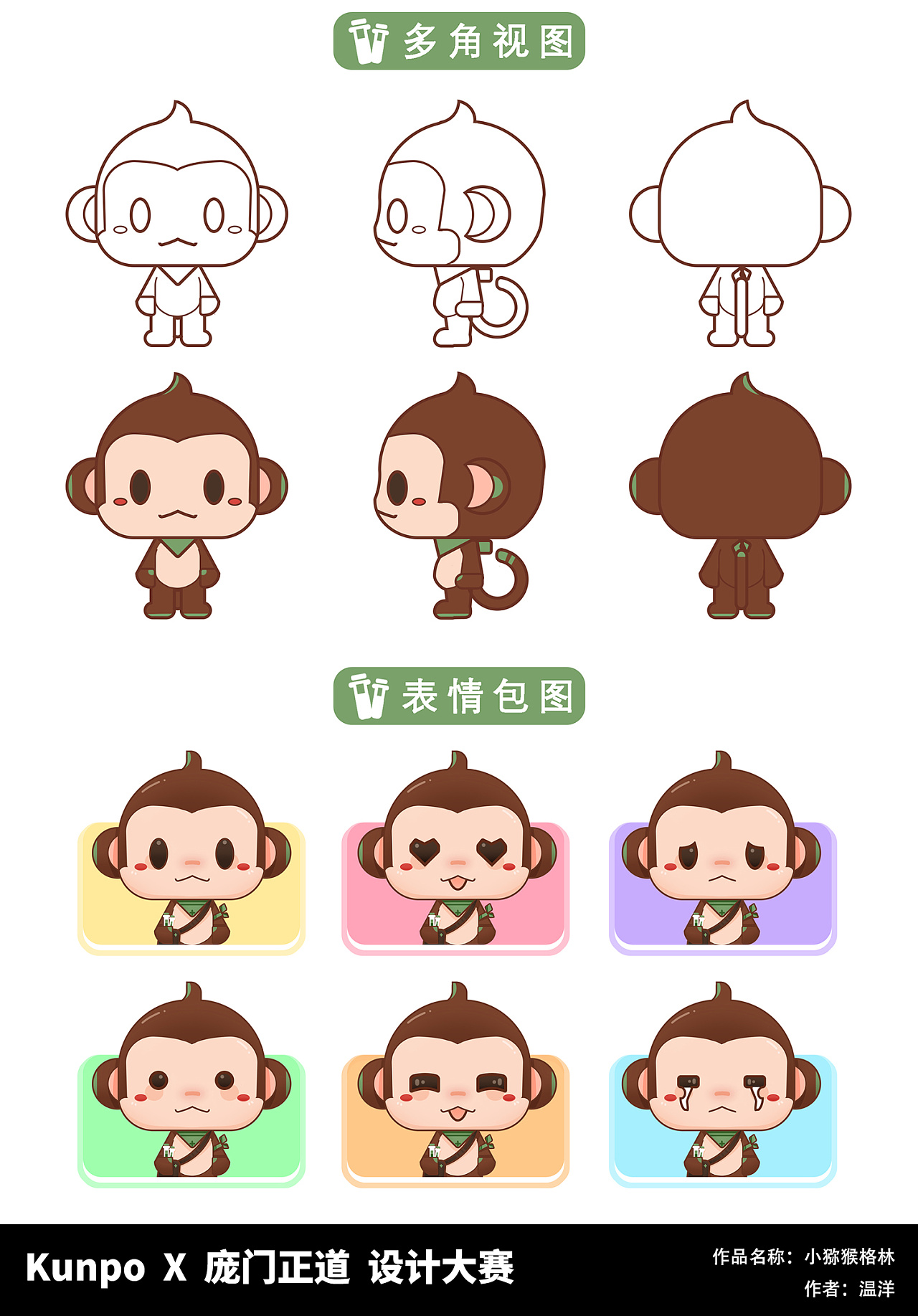 ip设计——小猕猴格林